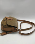 Michael Kors Brown Romy Medium Suede Messenger Bag