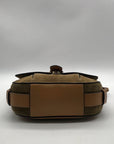 Michael Kors Brown Romy Medium Suede Messenger Bag