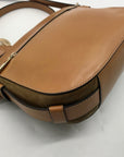 Michael Kors Brown Romy Medium Suede Messenger Bag