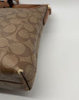 Coach Brown Signature Coated Canvas Messenger Bag F53297