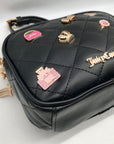 Juicy Couture Black Quilted Juicy Girl Only Camera Crossbody Bag