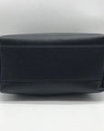 DKNY Black Top Handle Willa Satchel