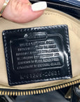 Coach Dark Blue Patent Leather Legacy Helya Convertible Satchel Bag 26931