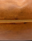 Donney & Bourke Brown Classic Leather Satchel Bag