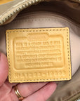 Coach Khaki and Yellow Signature Canvas Convertible Crossbody Bag 19698
