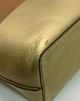 Tory Burch Color Block Pebbled Leather Perry Tote