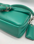 Coach Teal Leather Tabby 18 Pillow Shoulder Bag C3880