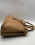 International Concepts Camel Brown Faux Leather Satchel