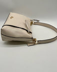 Coach Cream Marlon Refined Pebble Leather Hobo Bag 1597