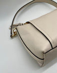 Coach Cream Marlon Refined Pebble Leather Hobo Bag 1597