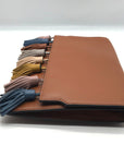 Rebecca Minkoff Brown Leather Tassel Convertible Clutch