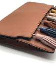 Rebecca Minkoff Brown Leather Tassel Convertible Clutch