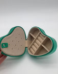 Stella Max Green Heart Jewelry Box - NWT
