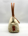 Dooney & Bourke Yellow Canvas Logo Tassel Duffle Bag