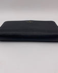 Kate Spade Black Pebbled Leather Continental Wallet