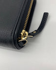 Kate Spade Black Pebbled Leather Continental Wallet