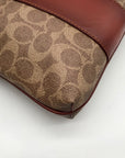 Coach Tan And Rust Kitt Messenger Crossbody Bag