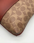 Coach Tan And Rust Kitt Messenger Crossbody Bag