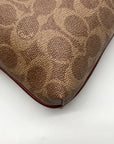 Coach Tan And Rust Kitt Messenger Crossbody Bag