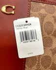 Coach Tan And Rust Kitt Messenger Crossbody Bag