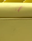 I.N.C. Yellow Soft Faux Leather Ajae Shell Shoulder Bag