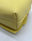 I.N.C. Yellow Soft Faux Leather Ajae Shell Shoulder Bag