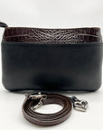 Brighton Two-Tone Brown & Black Crossbody Bag