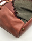 Nype Terra Cotta Patchwork Leather Kings Road Shoulder Bag