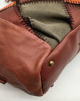 Nype Terra Cotta Patchwork Leather Kings Road Shoulder Bag