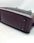 Coach Black Colorblock Dreamer 36 Satchel Bag With Snakeskin Detail 76459