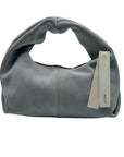 Aqua Small Blue Suede Hobo Bag