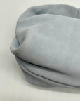 Aqua Small Blue Suede Hobo Bag
