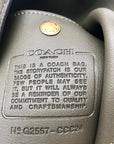 Coach Olive Green Suede Bleecker Bucket Bag
