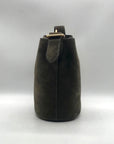 Coach Olive Green Suede Bleecker Bucket Bag