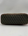 Dooney & Bourke Grey Monogram Print Fabric Crossbody Bag