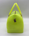 Furla Candy Neon Lime Yellow Tote Bag