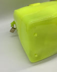 Furla Candy Neon Lime Yellow Tote Bag