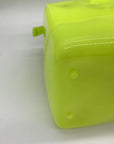 Furla Candy Neon Lime Yellow Tote Bag
