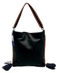 Rebecca Minkoff Black Leather Chase Convertible Hobo Bag