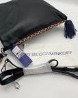 Rebecca Minkoff Black Leather Chase Convertible Hobo Bag