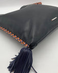 Rebecca Minkoff Black Leather Chase Convertible Hobo Bag