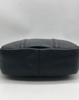 Coach Black Pebbled Leather Convertible Central Satchel Bag