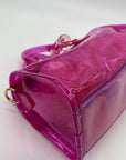 Like Dreams Hologram Clear Satchel With Inner Pouch