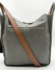 The Sak Gray Leather Tote Bag