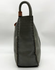 The Sak Gray Leather Tote Bag