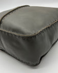 The Sak Gray Leather Tote Bag