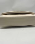 MMs Brands White Faux Leather Crossbody