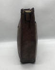 Charleston Brown Faux Leather Crossbody Bag