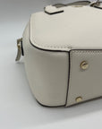 Kate Spade White Saffiano Leather Cameron Street Little Babe Satchel