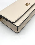 Coach Chalk Leather Evie Crossbody Bag CW586